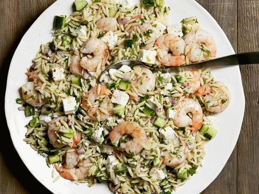 Paste de creveți orzo