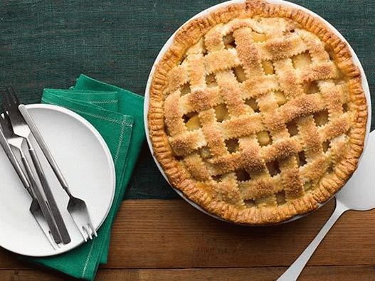 Photo Apple plac - tort de prăjitură scurtă cu sârmă