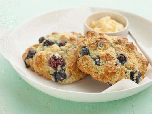 Photo Scones Berry cu ulei de portocale