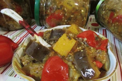 Salată de gustări de dovleac și vinete