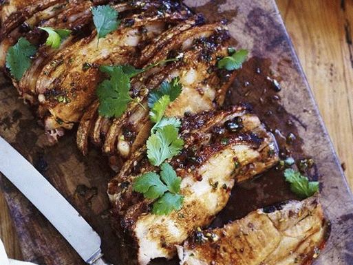 Foto Filet de porc coapte cu ierburi