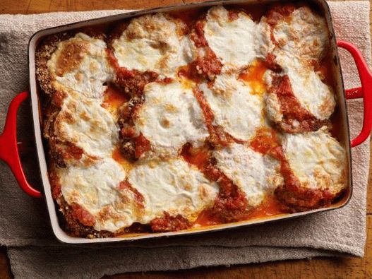 Vinetă la cuptor foto cu parmezan