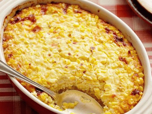 Caserolă de porumb foto pe pâine
