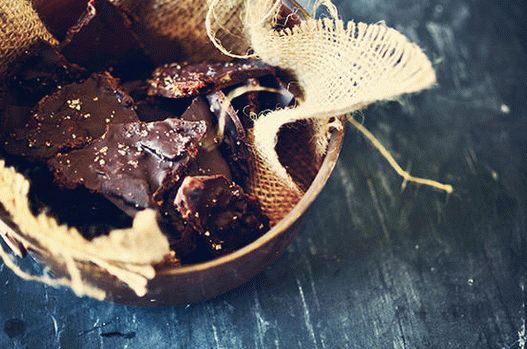 Foto cu ciocolată prăjită cu ciocolată