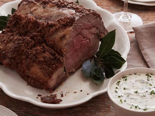 Foto Roast carne de vită cu hrean